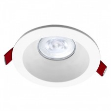 Σποτ Στρογγυλό Χωνευτό Σταθερό Πλαστικό Λευκό 6523